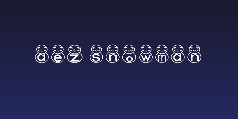 AEZ snowman Social Header