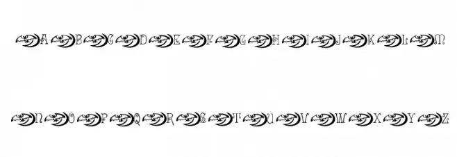 AEZ spooky フォント 大文字