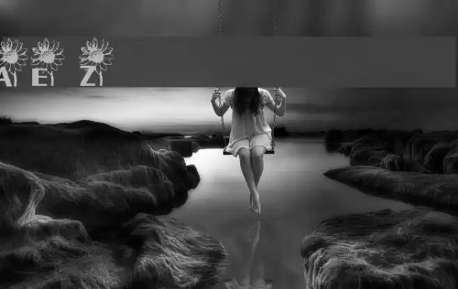 AEZ sunflower letters Font examples