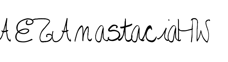 AEZAnastaciaHW  font caratteri gratis
