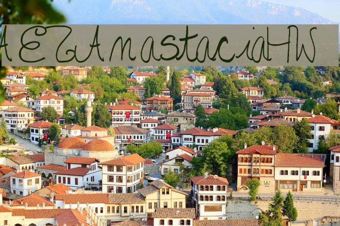 AEZAnastaciaHW Font examples