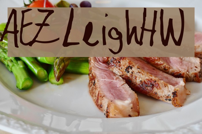 AEZLeighHW Font examples