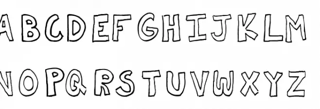 AEZbasic font Шрифта ВЕРХНИЙ