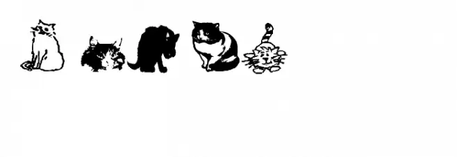 AEZcrazycats Font OTHER CHARS