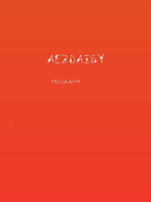 AEZdaisy Poster