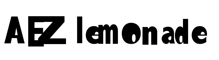 AEZlemonade Font