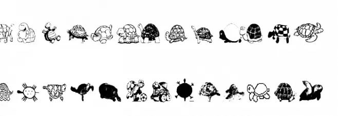 AEZturtle Fonte MAIÚSCULAS