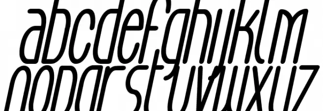 Aeg Flyon Now bold cursive Italic Schriftart Kleinbuchstaben