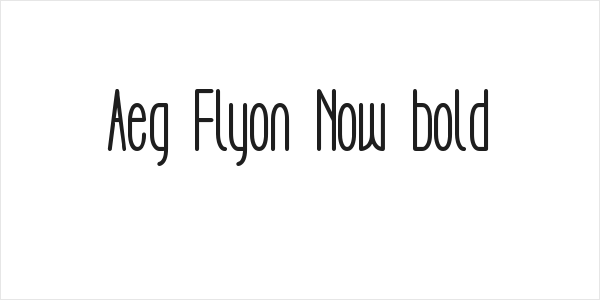 Aeg Flyon Now bold Logo