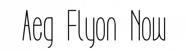Aeg Flyon Now  免费字体下载