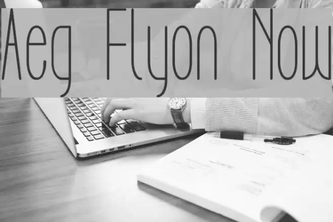 Aeg Flyon Now خط examples