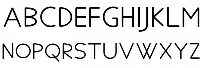 Aegean 字体 大写