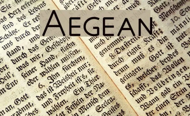 Aegean Example 2