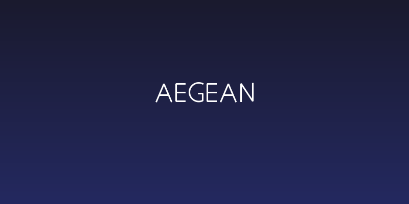 Aegean Social Header