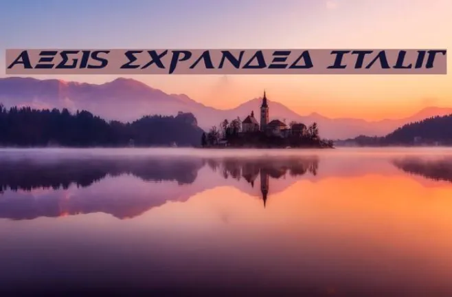 Aegis Expanded Italic Example 3