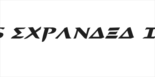 Aegis Expanded Italic Logo