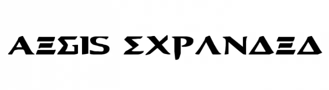 Aegis Expanded  Free Fonts Download