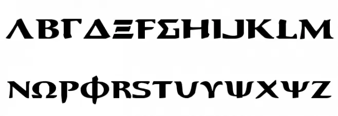 Aegis Expanded फ़ॉन्ट लोअरकेस