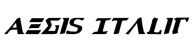 Aegis Italic Font