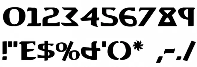 Aegis Font OTHER CHARS