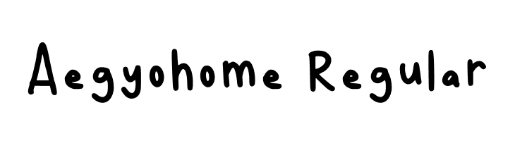 Aegyohome Regular 