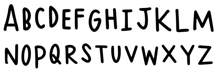 Aegyohome Regular Шрифта ВЕРХНИЙ