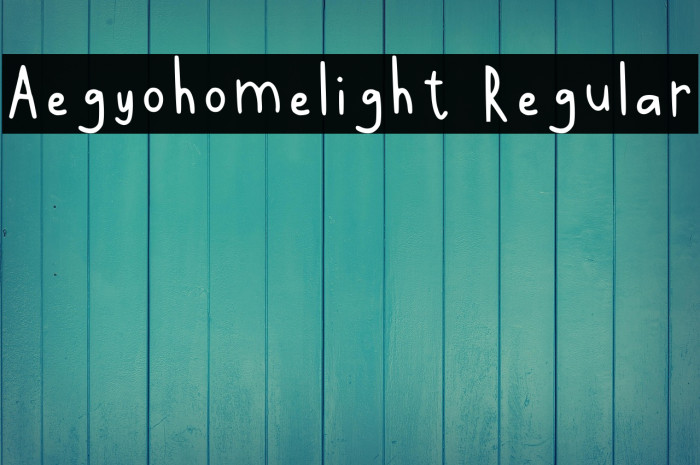 Aegyohomelight Regular Example 3