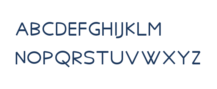 Aegyptus Bold Lowercase