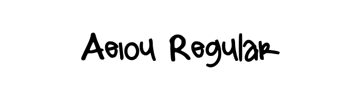 Aeiou Regular  Frei Schriftart Herunterladen