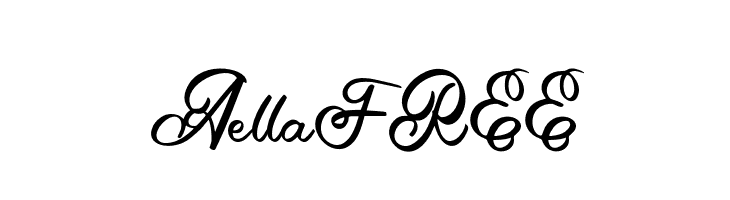 AellaFREE  フリーフォントのダウンロード