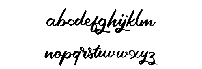 AellaFREE Font LOWERCASE
