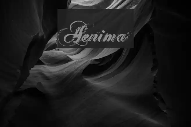 Aenima Шрифта examples