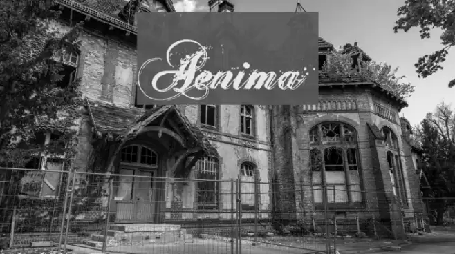 Aenima Шрифта examples