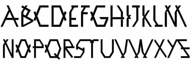 Aerea フォント 大文字