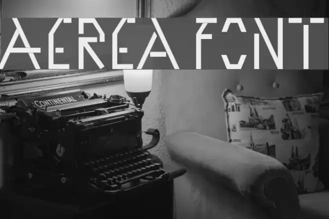 Aerea Font examples