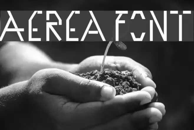 Aerea Font examples