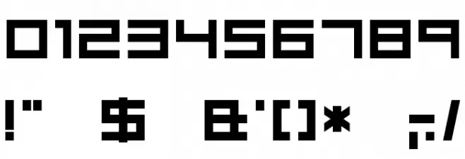 Aerial Font OTHER CHARS