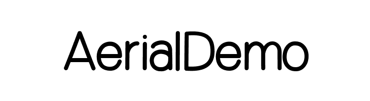 Aerial_Demo  font caratteri gratis