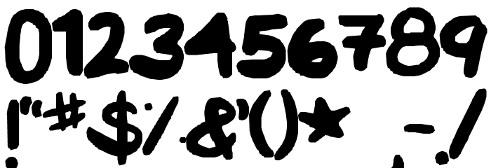 Aeric Font OTHER CHARS