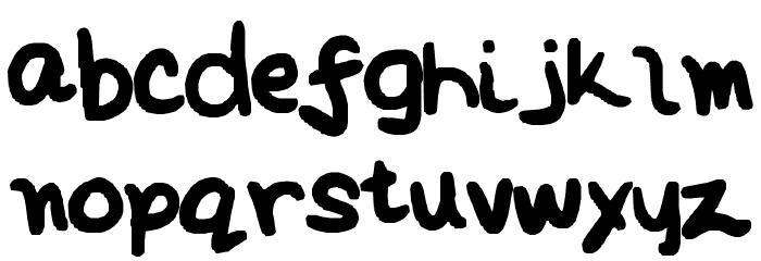 Aeric Font LOWERCASE