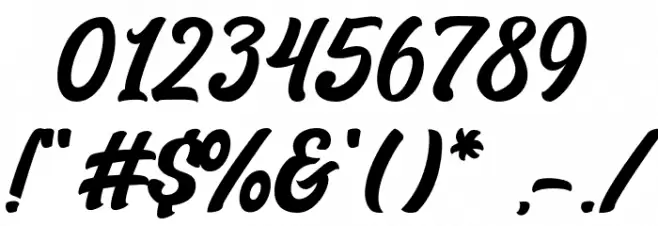 Aerillyo Font OTHER CHARS