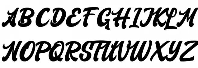 Aerillyo Schriftart Groß