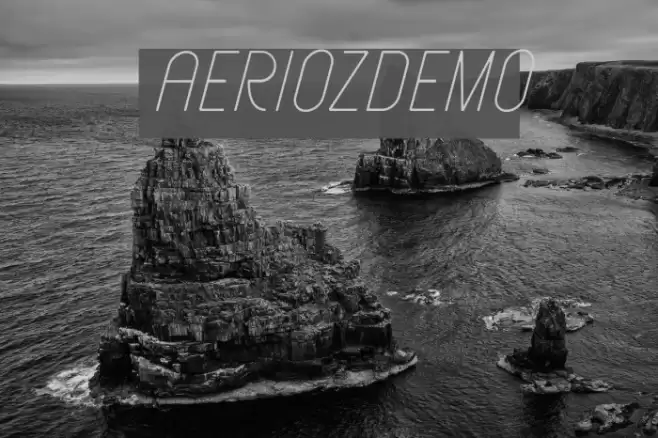 AeriozDemo Font examples
