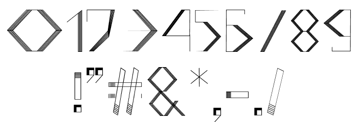 Aero Display Regular Font OTHER CHARS