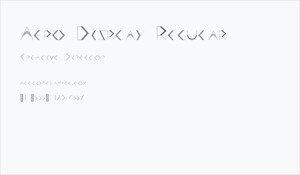 Aero Display Regular Business Card