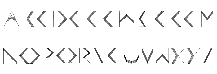 Aero Display Regular Font LOWERCASE