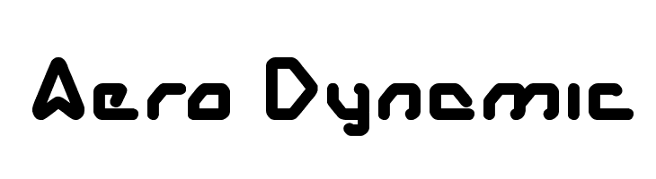 Aero Dynamic  フリーフォントのダウンロード