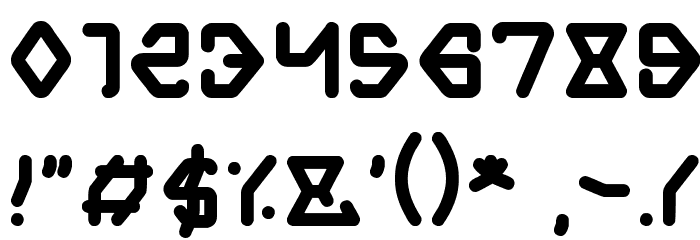 Aero Dynamic Font OTHER CHARS