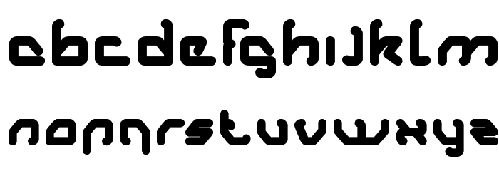 Aero Dynamic Font LOWERCASE