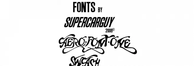 Aero Font One Swash फ़ॉन्ट अपरकेस